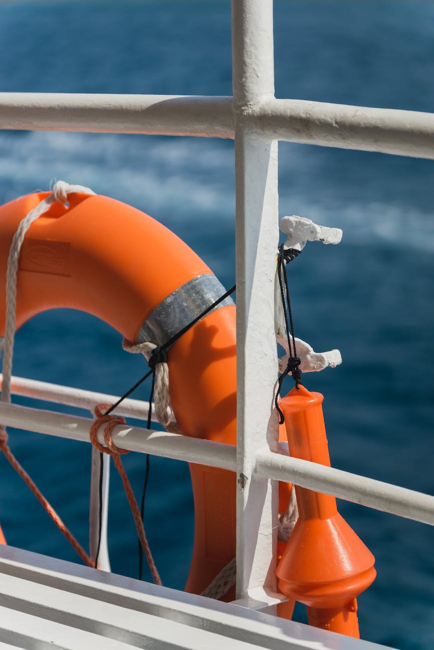 lifebuoy in a ship