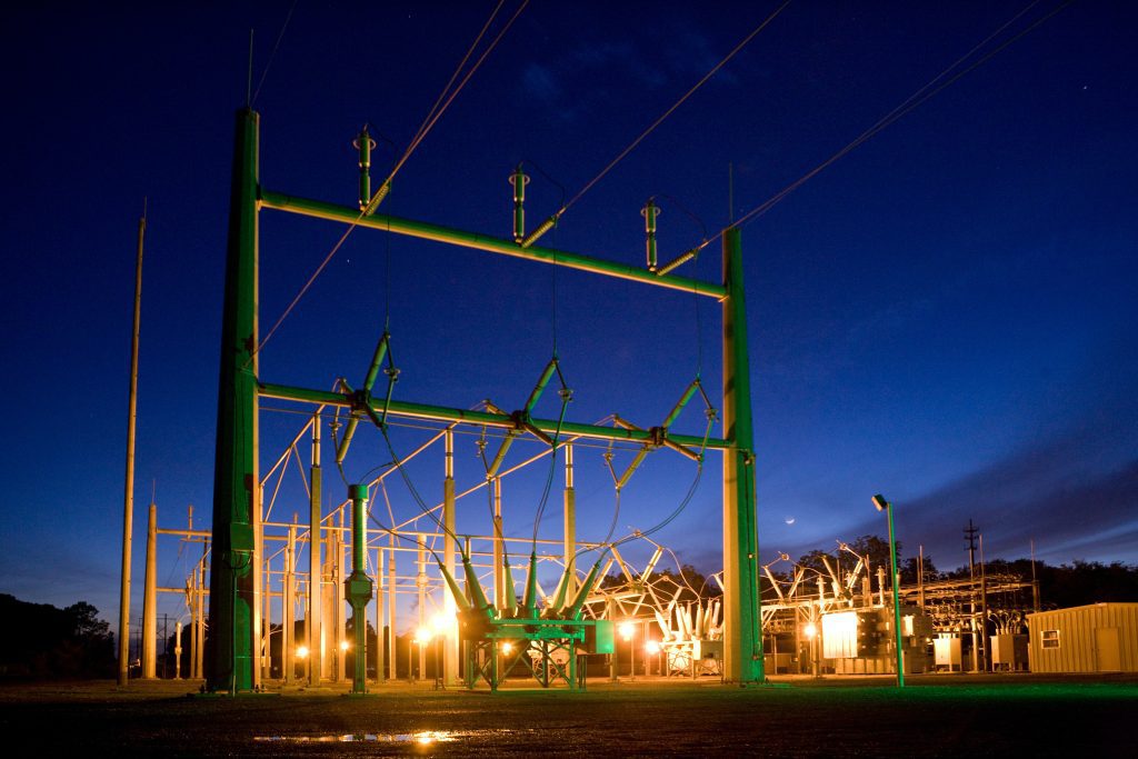 Transmission line that would be used in network connection management. This image provides a visual of what the website audience is reading.
