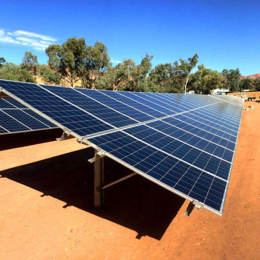 Urban solar panel innovation for Solar Cities programme in Alice Springs